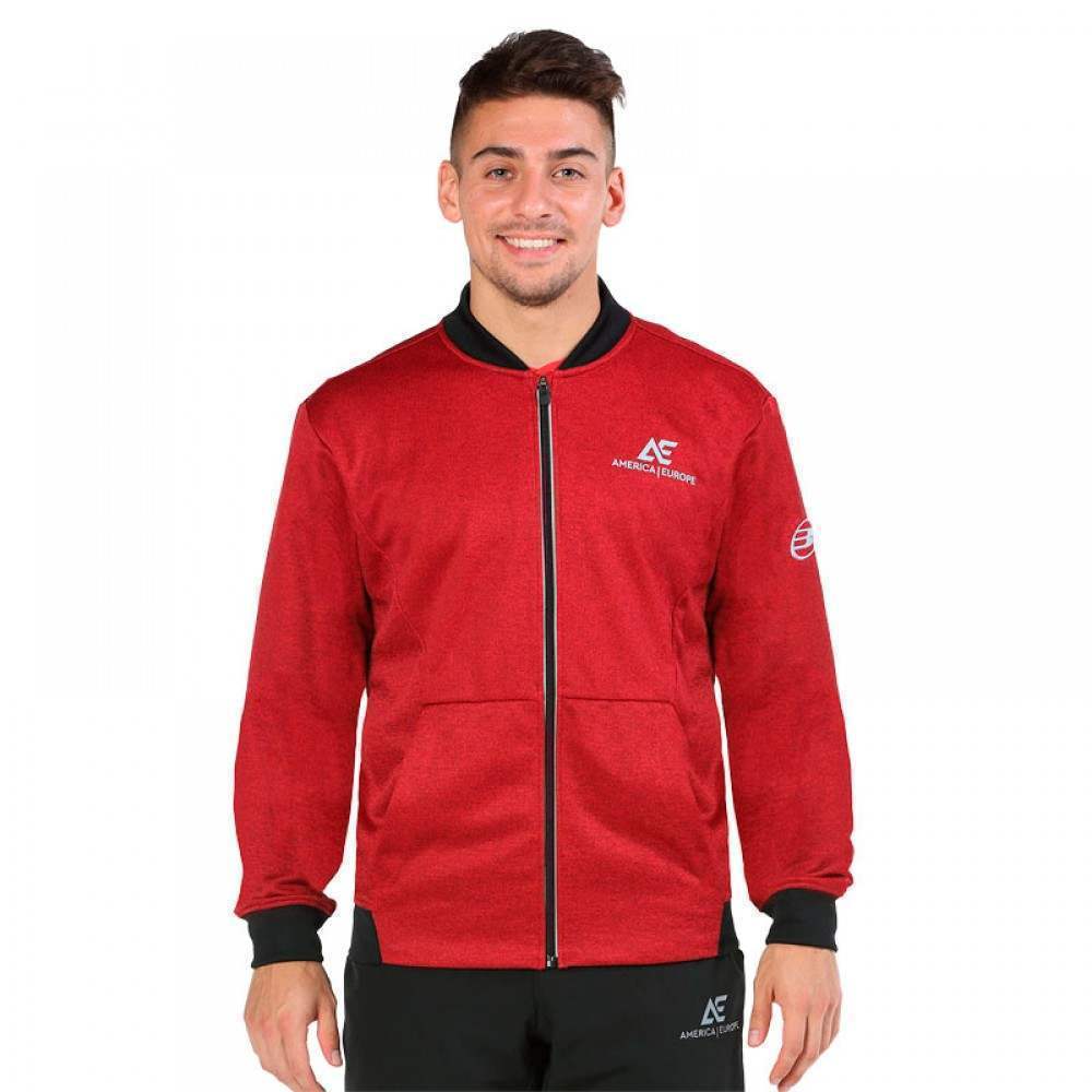 Sudadera Bullpadel Keliox AE Rojo Vigore - Barata Oferta Outlet