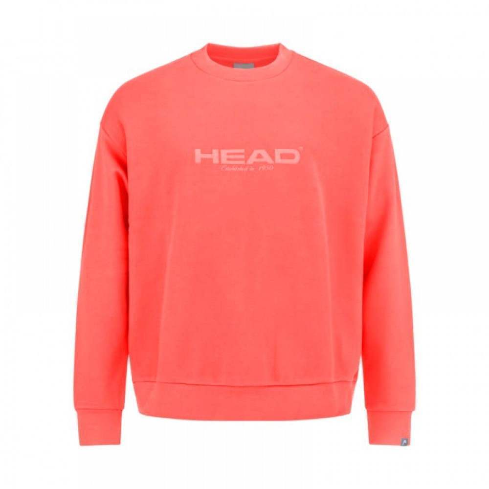 Sudadera Head Motion Crewneck Coral - Barata Oferta Outlet