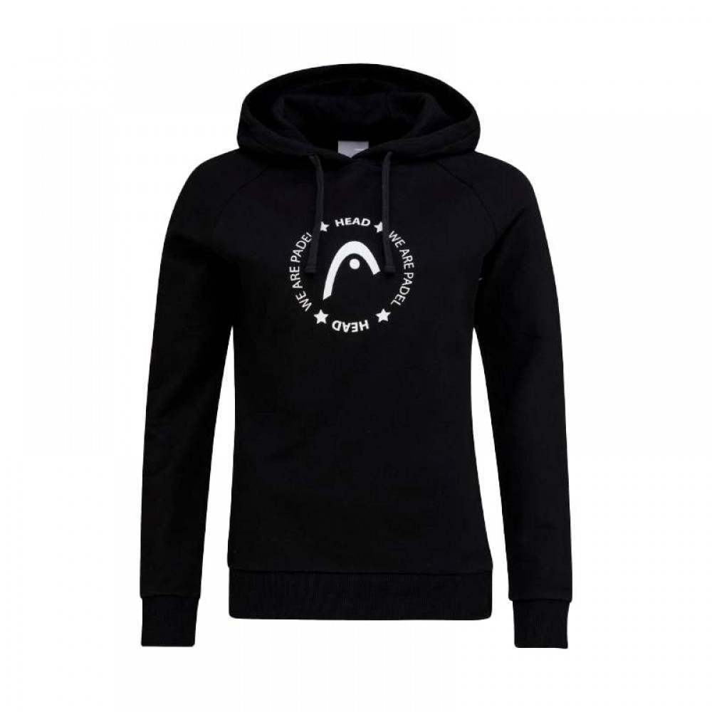 Sudadera Head Padel Negro Mujer - Barata Oferta Outlet