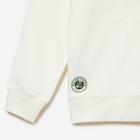 Sudadera Lacoste Sport Roland Garros Edition Blanco Unisex