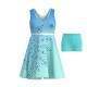 Badu Colortwist 2 In 1 Aqua Blue Bidi Dress