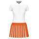 Head Vogue White Orange Dress