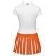 Head Vogue White Orange Dress