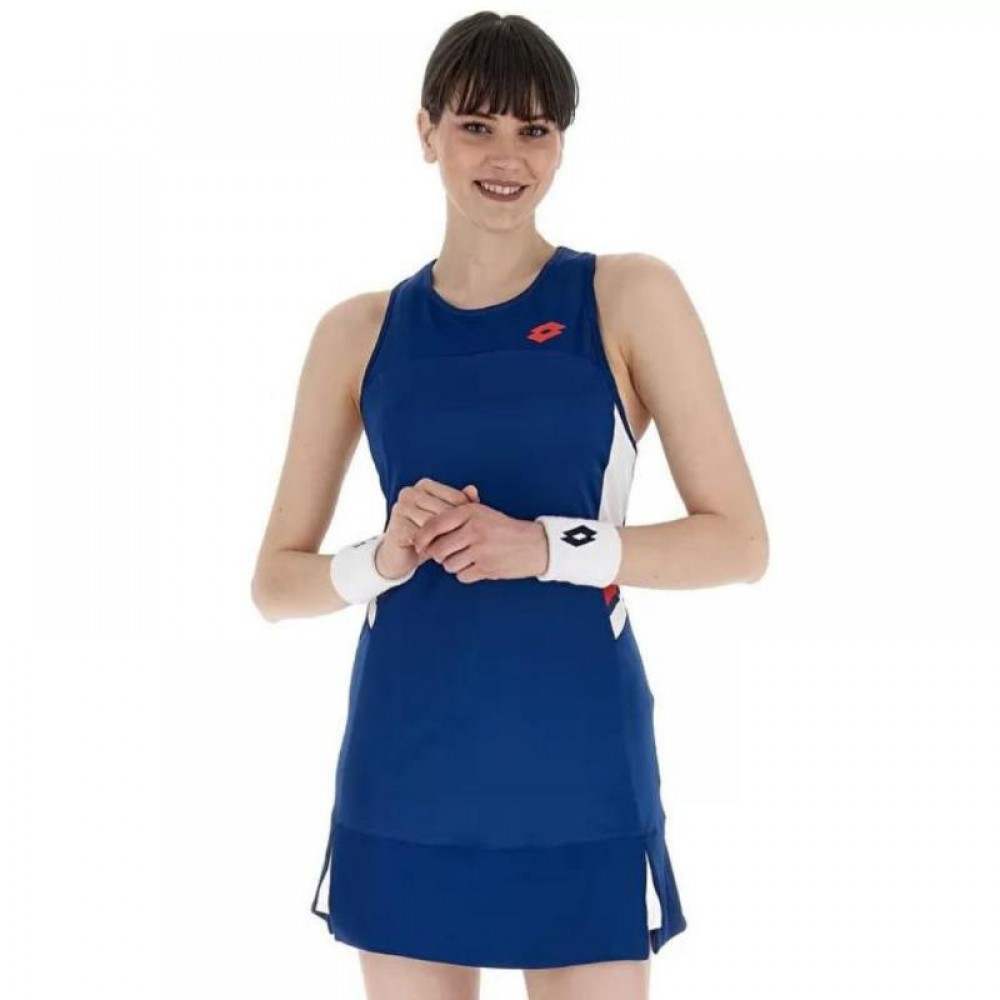 Vestido Lotto Squadra III Azul Rojo - Barata Oferta Outlet