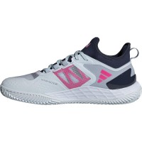 Adidas Adizero Ubersonic 4.1 Terre Battue Bleu Fonce Rose Baskets