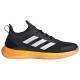 Adidas Adizero Ubersonic 4.1 Clay Black Silver Orange Women''s Shoes