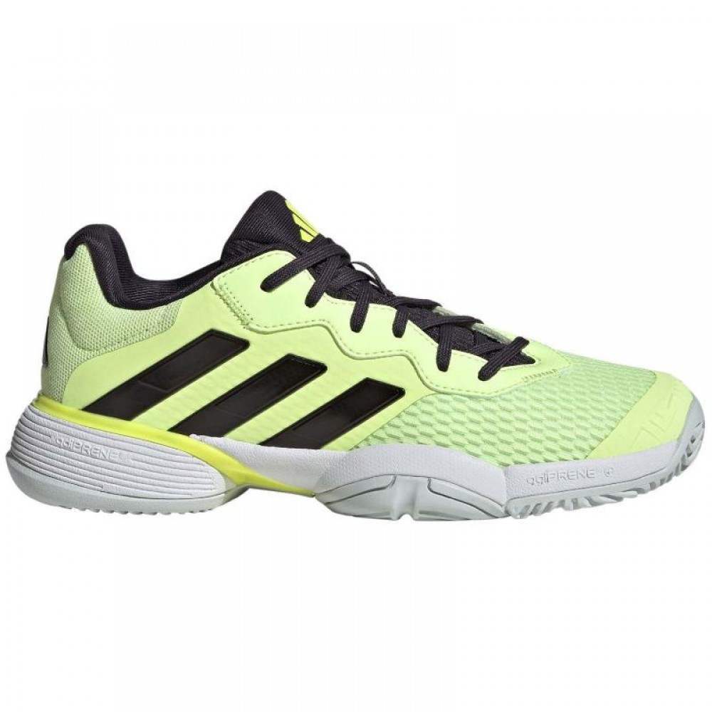 Adidas Barricade Green Fluor Black Junior Shoes