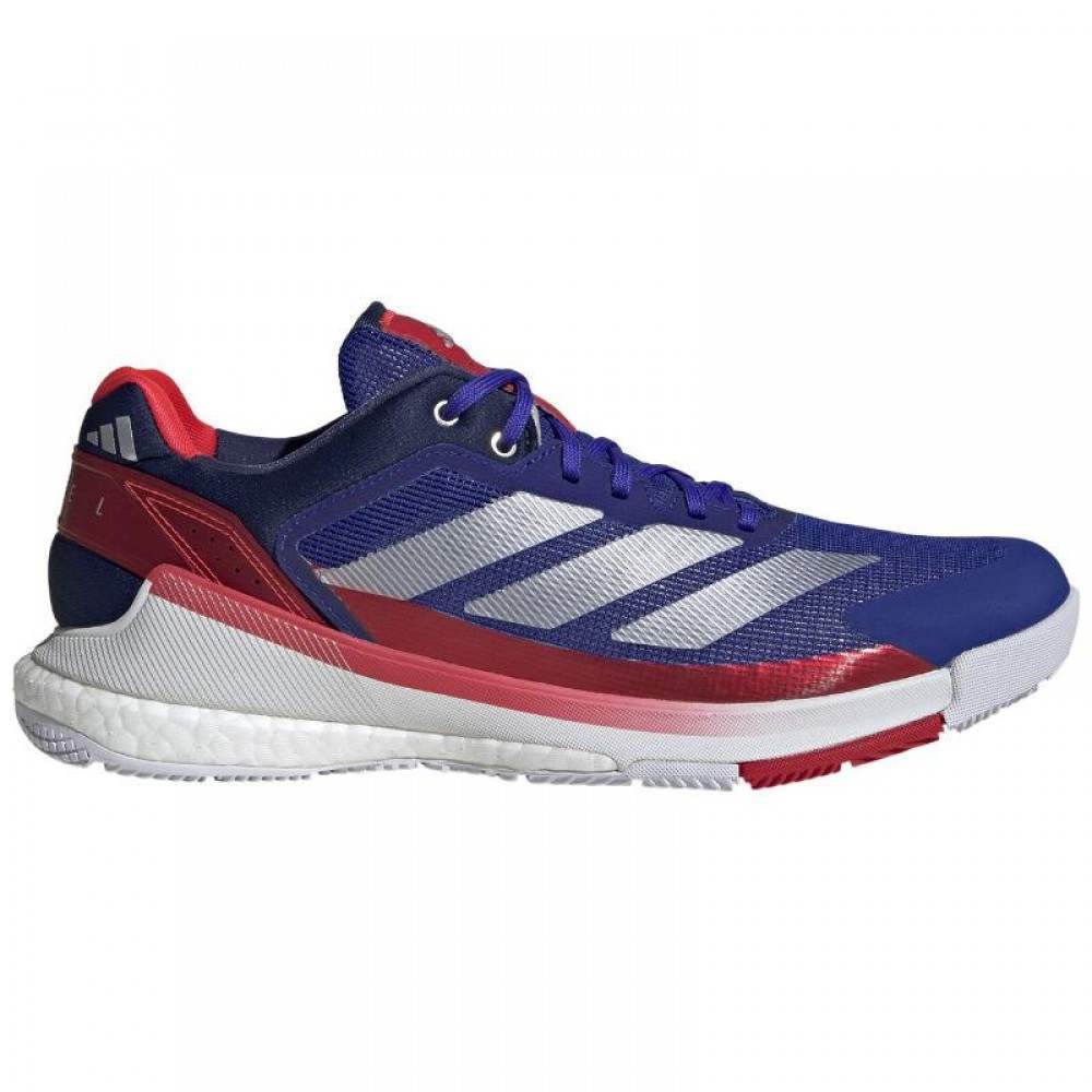 Adidas Crazyquick Boost Padel Blue Silver White Sneakers