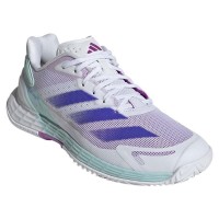 Zapatillas Adidas Defiant Speed 2 Blanco Azul Aqua Mujer