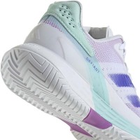 Zapatillas Adidas Defiant Speed 2 Blanco Azul Aqua Mujer