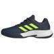 Adidas GameCourt 2.0 Chaussures Bleu Fonce Lime Blanc