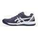 Asics Gel Dedicate 8 terre battue bleu indigo blanc baskets