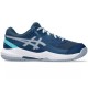 Zapatillas Asics Gel Dedicate 8 Padel GS Azul Mako Gris Junior