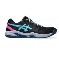 Zapatillas Asics Gel Dedicate 8 Padel Negro Aqua