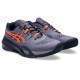 Zapatillas Asics Gel Resolution X Clay Gris Purpura Naranja