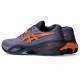 Zapatillas Asics Gel Resolution X Clay Gris Purpura Naranja