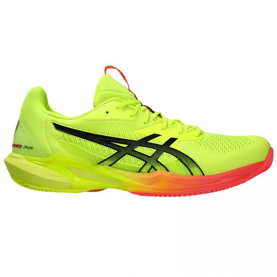 Asics Solution Speed FF 3 Clay Paris Yellow Black Sneakers