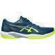 Baskets Asics Solution Swift FF 2 Bleu Terre Battue Mako Jaune