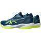 Baskets Asics Solution Swift FF 2 Bleu Terre Battue Mako Jaune