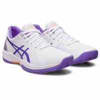 Zapatillas Asics Solution Swift FF Clay Blanco Amatista Mujer