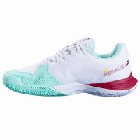 Zapatillas Babolat Jet Premura 2 Blanco Rojo Junior