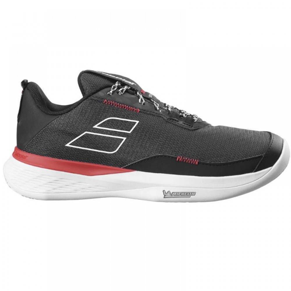 Chaussures Babolat SFX EVO Terre Battue Noir Rouge