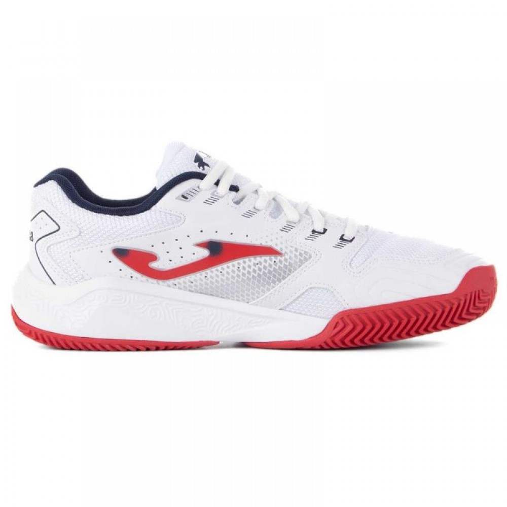 Joma Master 1000 2382 White Navy Red Shoes