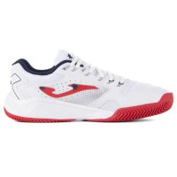 Joma Master 1000 2382 White Navy Red Shoes