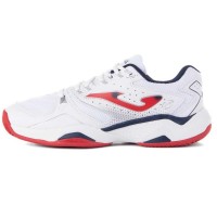 Joma Master 1000 2382 White Navy Red Shoes