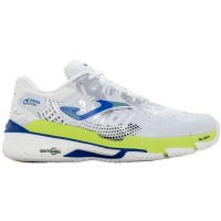 Joma Slam 2402 White Yellow Fluor Royal Shoes