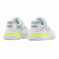 Joma Spin 2402 Blanc Vert Baskets Femme