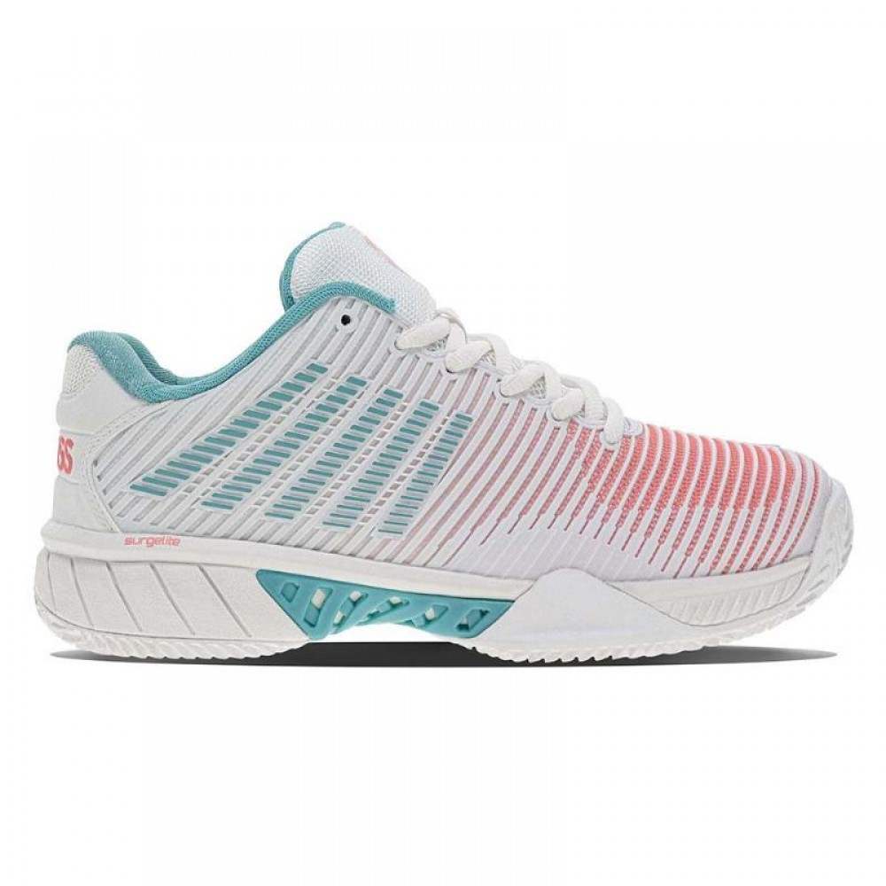 Zapatillas Kswiss Hypercourt Express 2 HB Blanco Coral Mujer - Barata Oferta Outlet