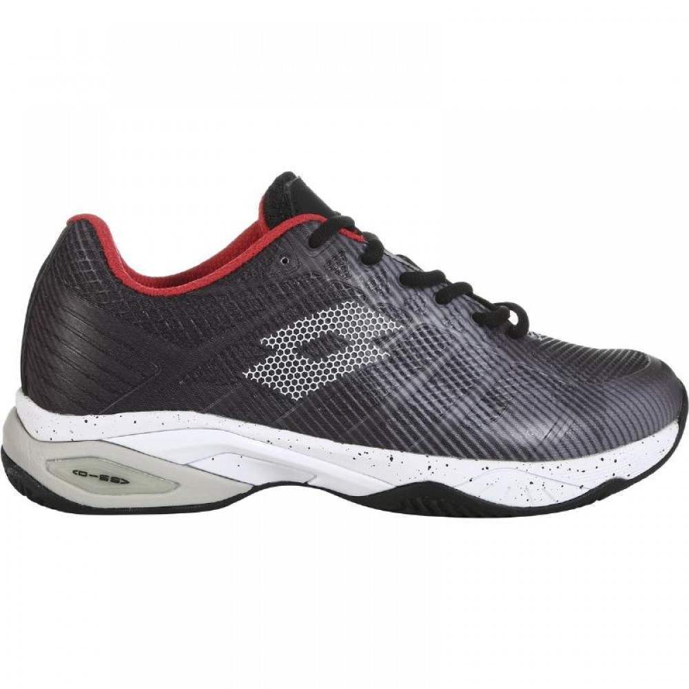 Zapatillas Lotto Mirage 300 III CLY Negro Blanco Rojo - Barata Oferta Outlet