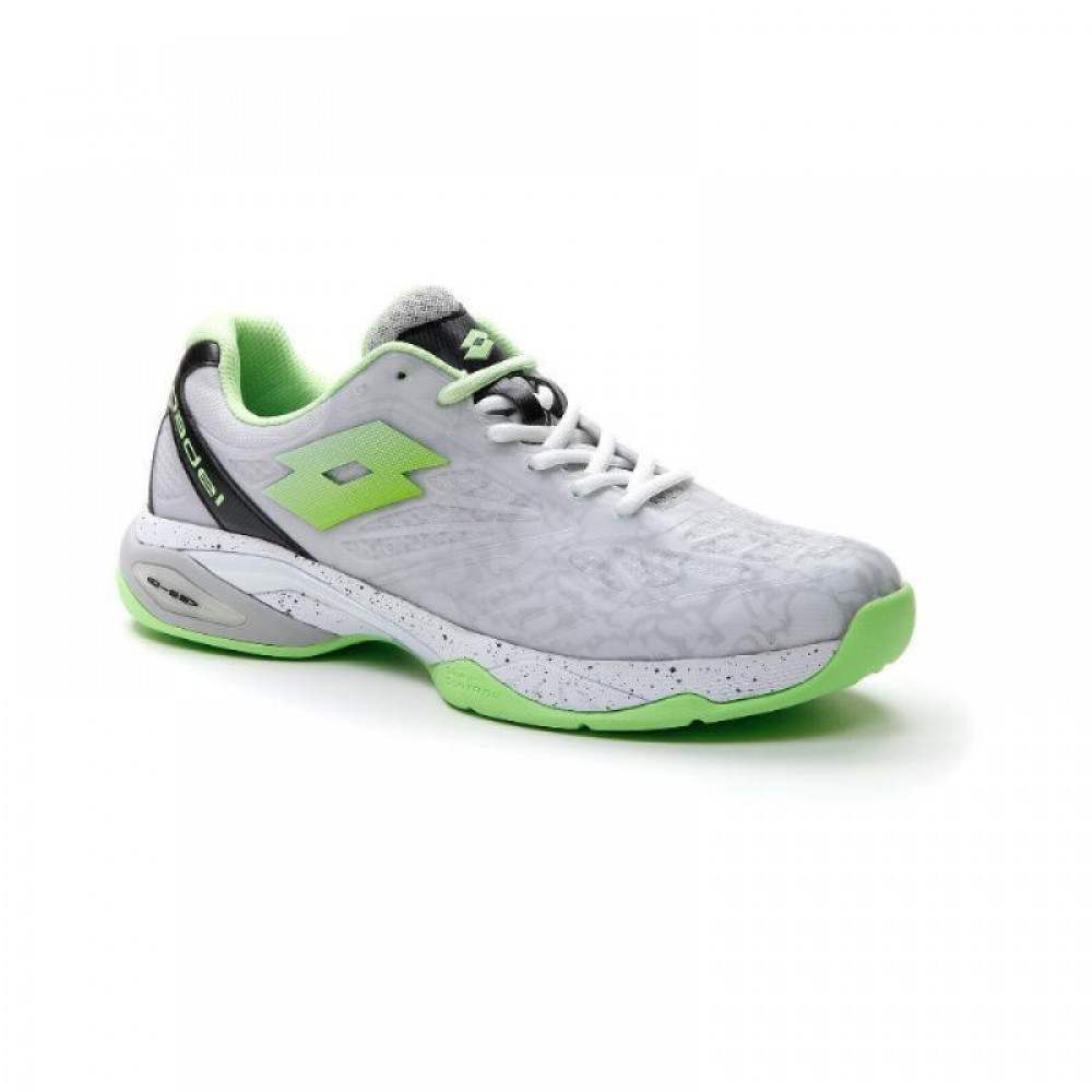 Zapatillas Lotto Superrapida 200 III Blanco Verde Manzana - Barata Oferta Outlet