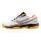 Mizuno Break Shot 4 Padel White Blue Orange Shoes