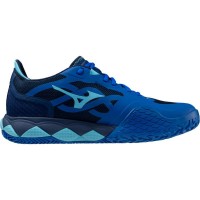 Mizuno Wave Enforce Tour Clay Blue White Sneakers