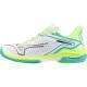 Mizuno Wave Exceed Tour 6 Clay White Black Lime Women''s Sneakers