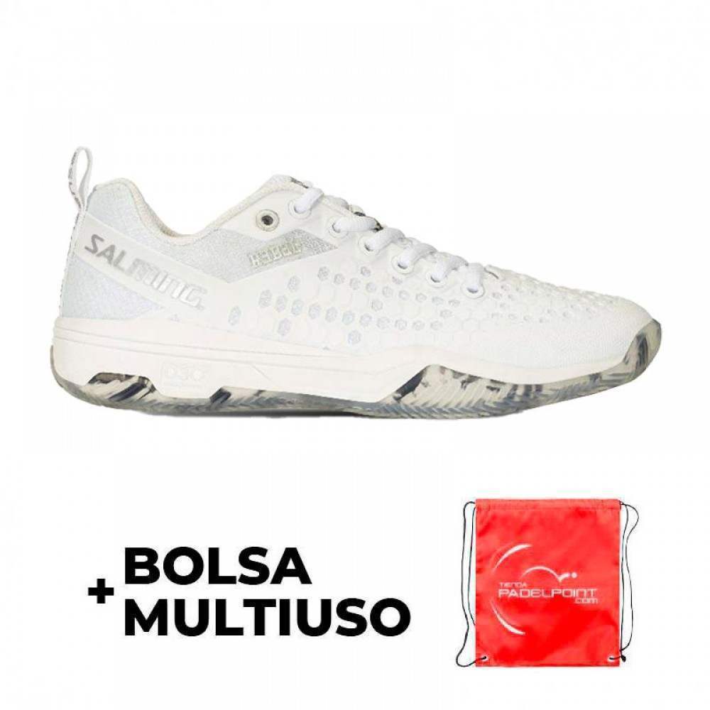 Zapatillas Salming Rebel Blanco Plata Mujer - Barata Oferta Outlet