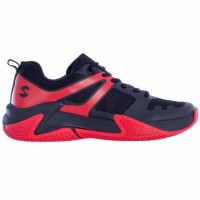 Softee Rotatory Black Red Sneakers