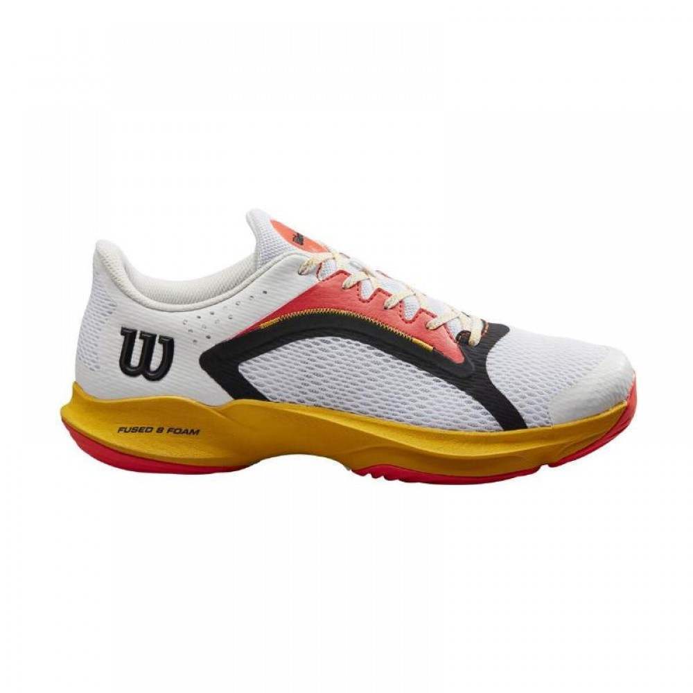 Zapatillas Wilson Hurakn 2.0 Blanco Oro Coral - Barata Oferta Outlet