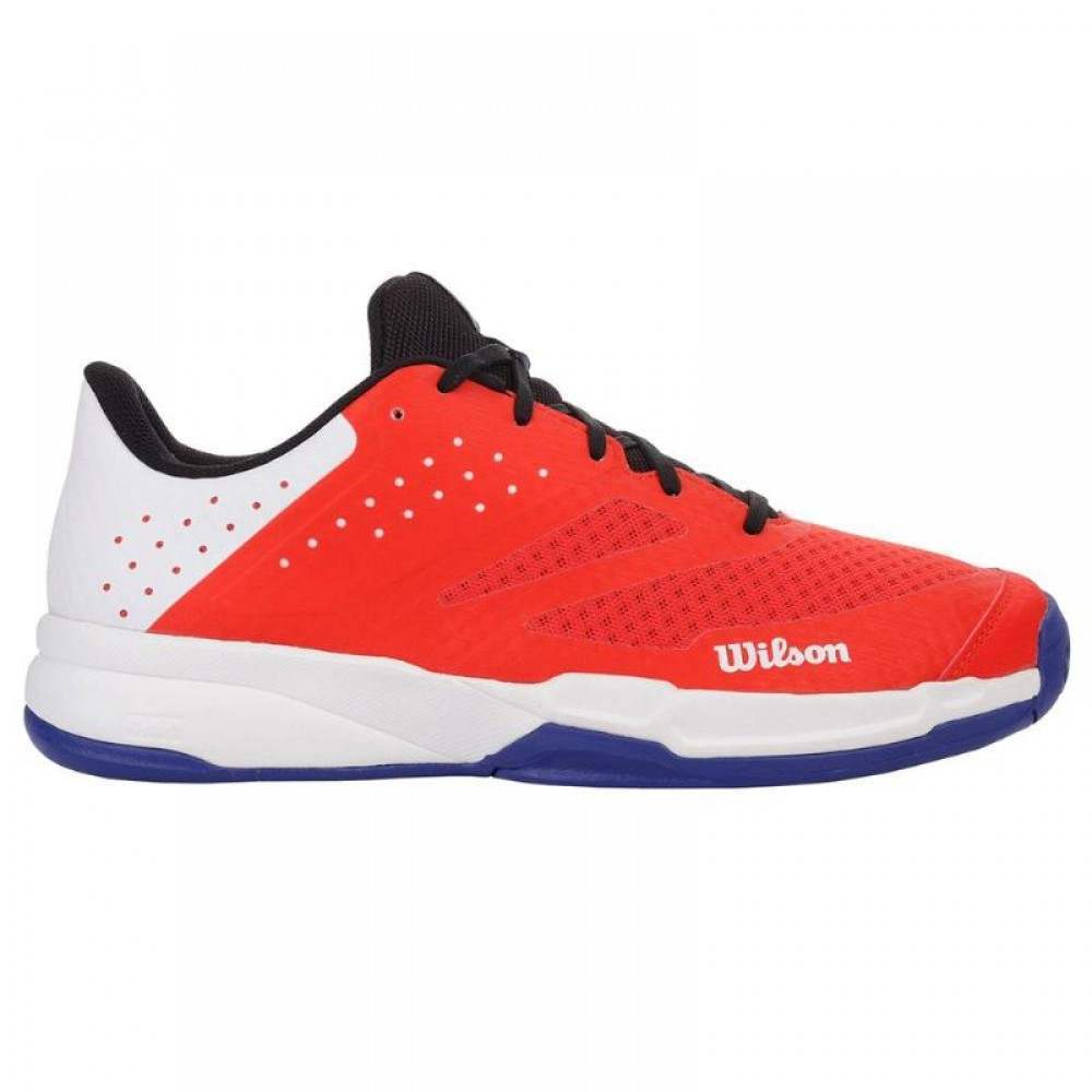 Wilson Kaos Stroke 2.0 White Orange Blue Shoes