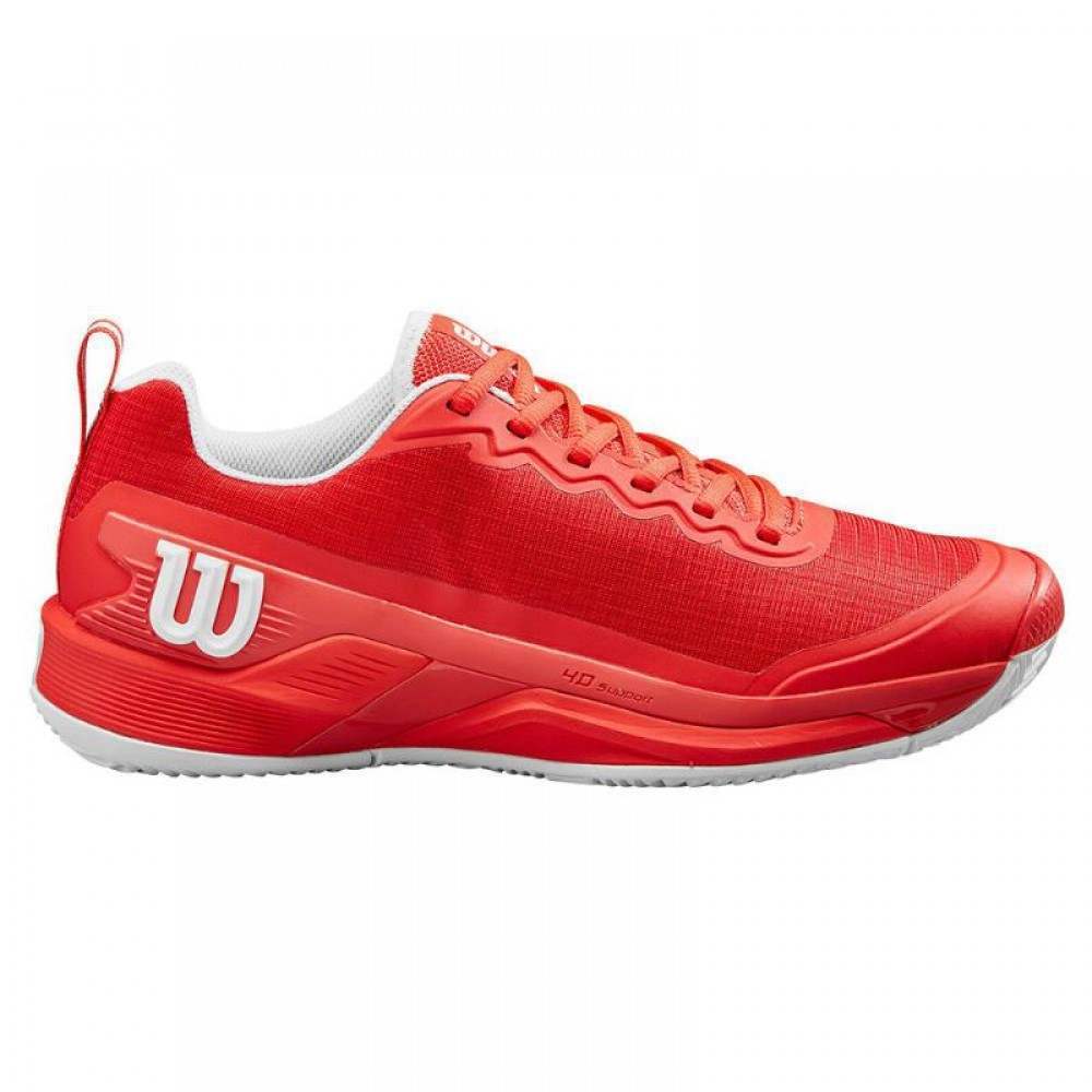 Wilson Rush Pro 4.5 Clay Red White Sneakers