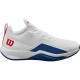 Wilson Rush Pro Lite Blanc Bleu Rouge Baskets