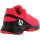 Wilson Rush Pro Pink Black White Junior Shoes